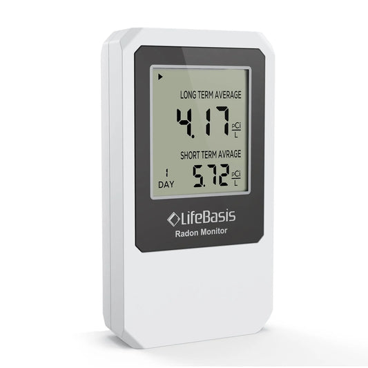 Life Basis Home Radon Detector 0-500 pCi/L Range(Default Title)