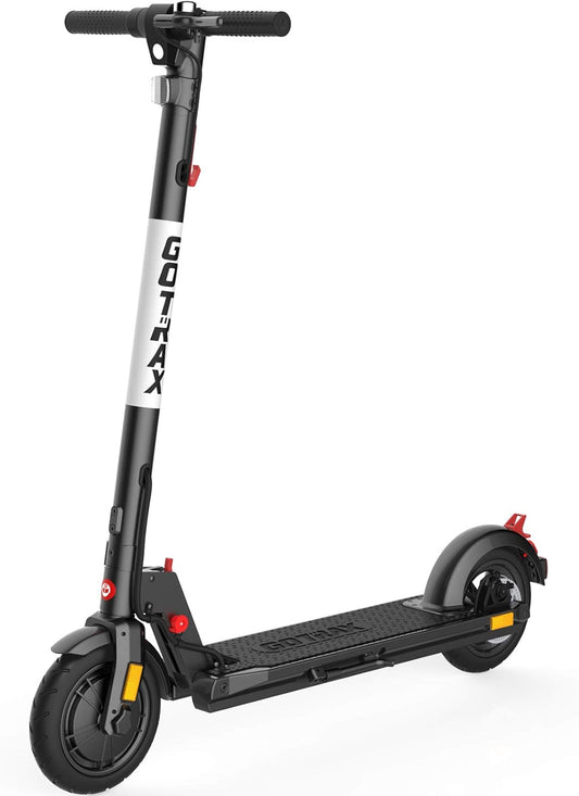Adult Electric Scooter, 8.5 Inch Pneumatic Tires, Max Range 14/18 Miles, Max Speed 15.5/18 MPH, Powered by 300 Watt Motor, with Cruise Control Adult Folding Electric Scooter(15.5mph 18Miles)