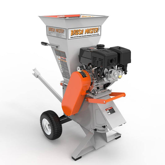 Brush Master 15 HP Chipper Shredder, 4′′ Diameter Feed, Trailer Hitch, Gloves  Goggles Included(Default Title)