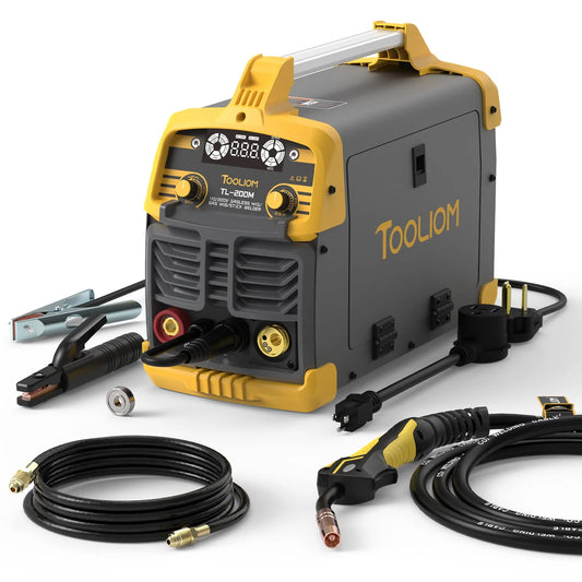 TOOLIOM 200M 3 in 1 Flux MIG Welder 110 / 220V Dual Voltage(Default Title)