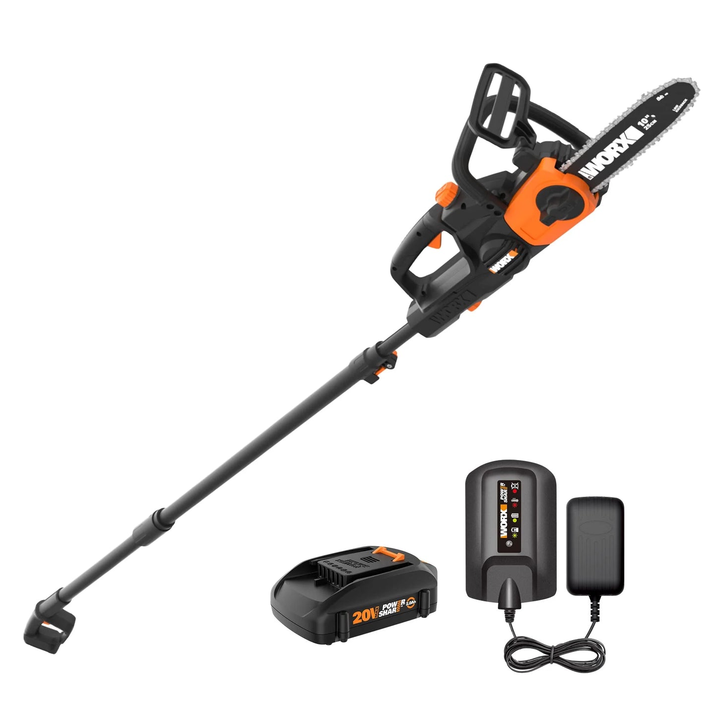Worx 20V Power Share 10" Cordless Pole/Chain Saw(Default Title)