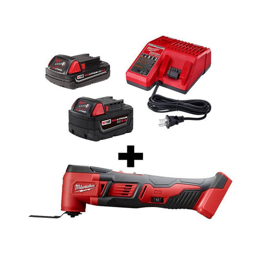 Milwaukee M18 18V Cordless Oscillating Multi-Tool Kit with 5.0Ah  2.0Ah Batteries and Charger(Default Title)