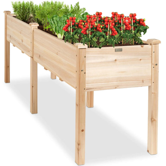 Best Choice Products 72x23x30 in Raised Garden Bed(Default Title)