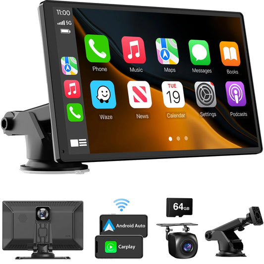 Laviay Wireless Carplay Touchscreen with 4K Dash Cam(Default Title)