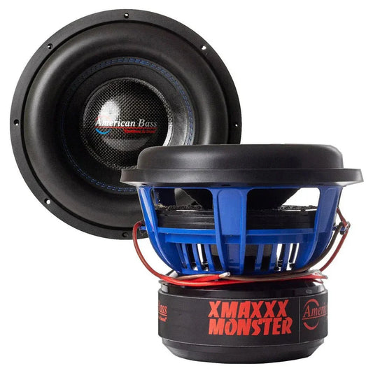 American Bass 12" woofer, 3500 W RMS/7000 W max., two 2-ohm voice coils – 12XMAX