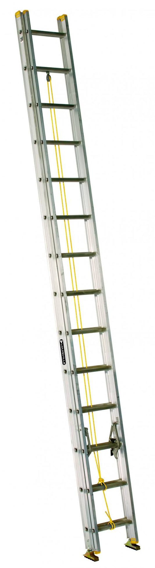 Louisville AE3228 Aluminum Extension Ladder, 28 ft, Slip-Resistant D-Rungs, QuickLatch Lock(Default Title)