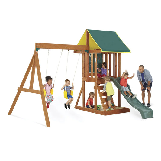 KidKraft Appleton Wooden Swing Set(Default Title)