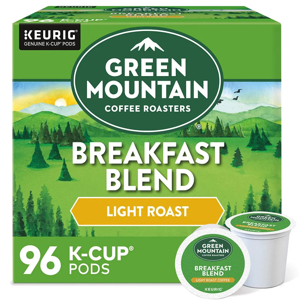 Green Mountain Coffee Roasters Breakfast Blend Light Roast K-Cup Pods, 96 Count(Default Title)