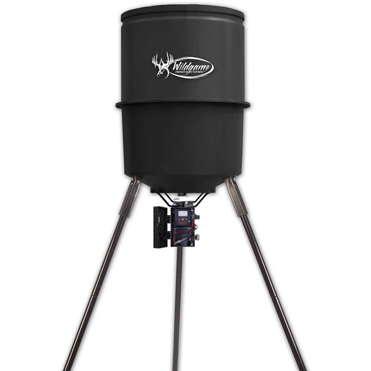 Wildgame Innovations Sports and Outdoors Quick Set Game Feeder, 30-Gal