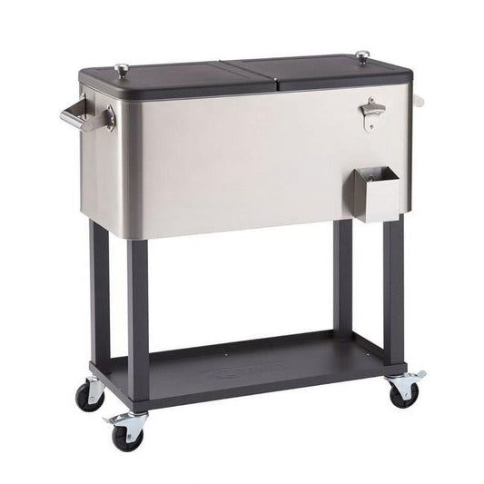 Trinity TXK-0804 100 Qt Stainless Steel Cooler with Shelf  Opener, Dark Bronze Finish(Default Title)