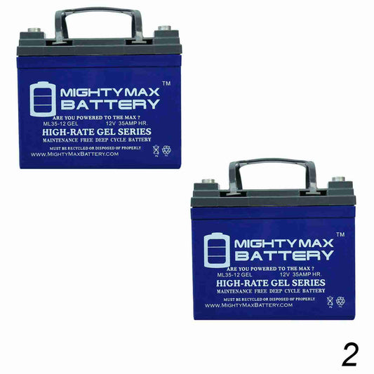 Mighty Max Battery 12V 35AH Gel Battery for Invacare Pronto M50, M51, M61, M71-2 Pack Brand Product(Default Title)