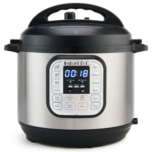 Instant Pot Duo 6 Qt 7-in-1 Electric Pressure Cooker with Easy-Release Steam Switch, Stainless Steel(Default Title)