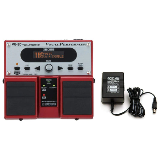 Boss VE-20 Vocal Performer Vocal Processor Pedal w/ Power Supply(Default Title)