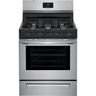 Frigidaire 30 inch (76 cm) wide freestanding 5-burner stainless steel gas hob FCRG3052AS
