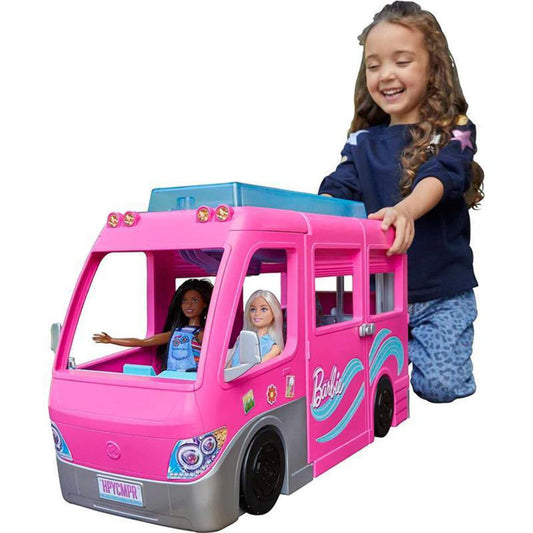Barbie Dream Camper Van Playset with Pets, Pool  Slide – 60+ Accessories for Ages 3+(Default Title)