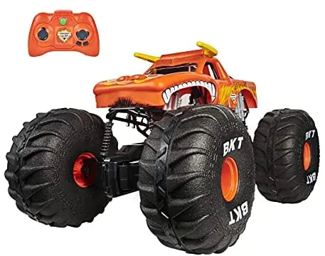 Monster Jam, Official Mega Grave Digger All-Terrain Remote Control Monster Truck with Lights  sgtnighsdesigns(Mega El Toro Loco)