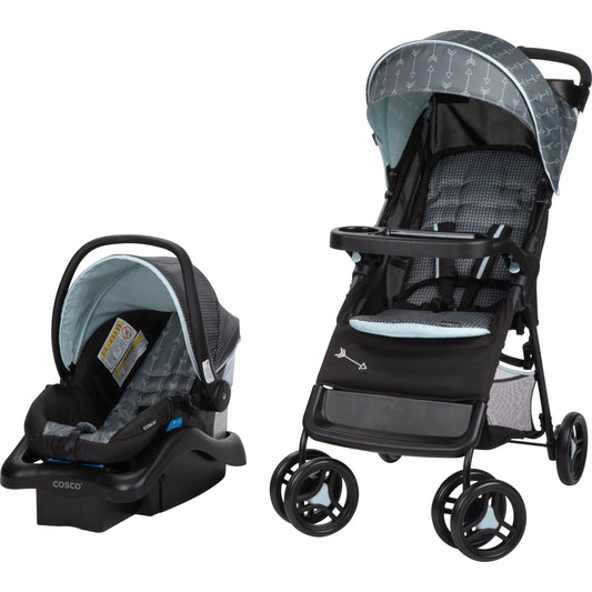 Cosco Lift  Stroll DX Travel System, Gray Arrows – Lightweight Unisex Car Seat  Stroller Combo, Recycled Fabric, Safety Certified(Default Title)