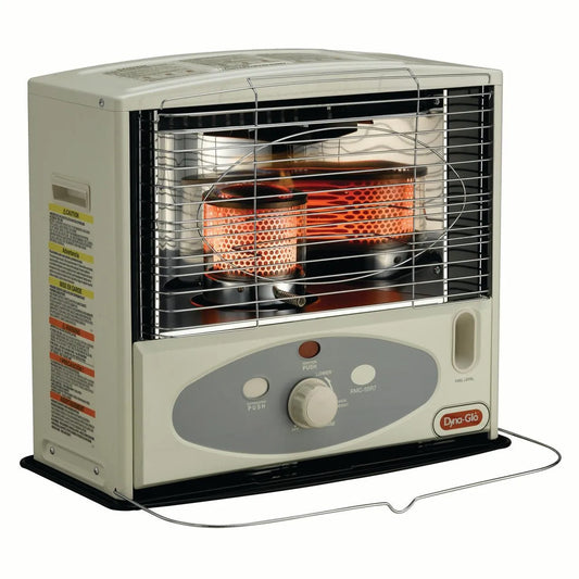 10,000 BTU Indoor Kerosene Radiant Heater(Black)