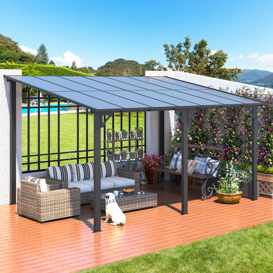AECOJOY 14' x 10' Gazebo for Patio with Roof(Default Title)