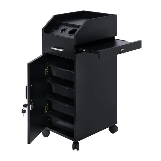 Winado Hair Salon Storage Cart with Wheels(Default Title)