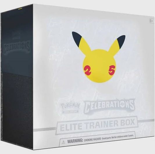 Pokemon Celebrations Elite Trainer Box with 10 Booster Packs, Greninja Foil Card, 65 Sleeves  Energy Cards(Default Title)