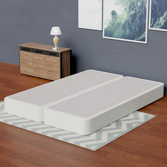 Hollywood Queen Box Spring/Foundation – Wood Split, Low Profile, Beige, Durable  Compliant(Default Title)