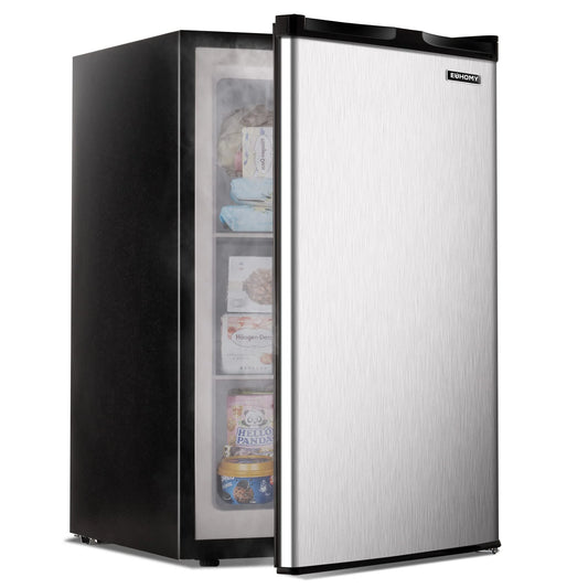 EUHOMY 3.0 Cubic Feet Single Door Compact Mini Upright Freezer(Default Title)