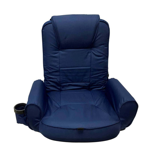 WEST MARINE High-Back Portable Seat with Armrests  Pockets, UV-Resistant, Water-Repellent Fabric(Default Title)