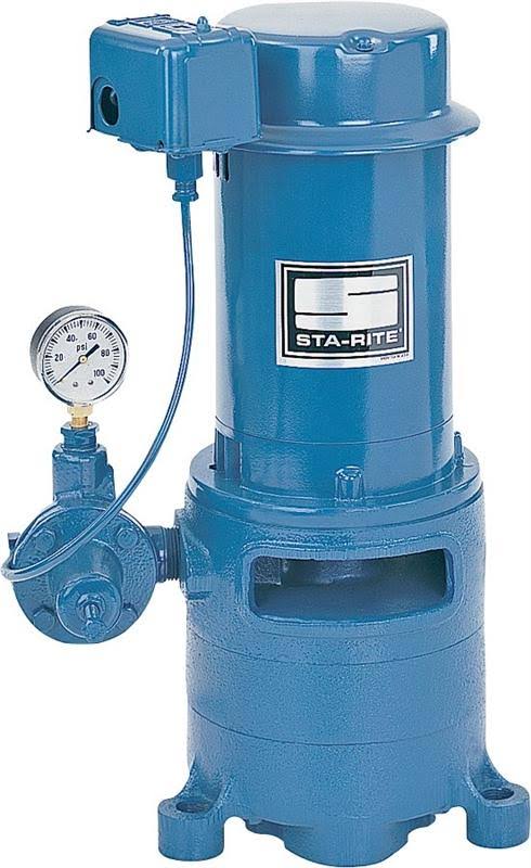 Sta-Rite MS Series 1HP Vertical Multi-Stage Pump for Deep Wells, Cast Iron Body, Stainless Steel Shaft(Default Title)