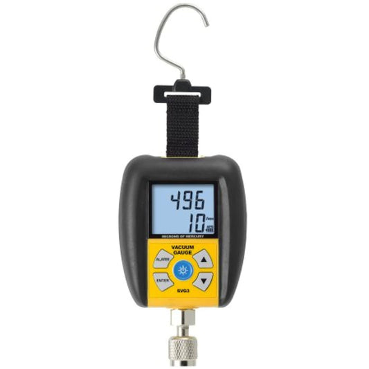 Fieldpiece SVG3 Digital Micron Vacuum Gauge – Large Dual Display, Alarms  Timer, Durable for HVACR(Default Title)